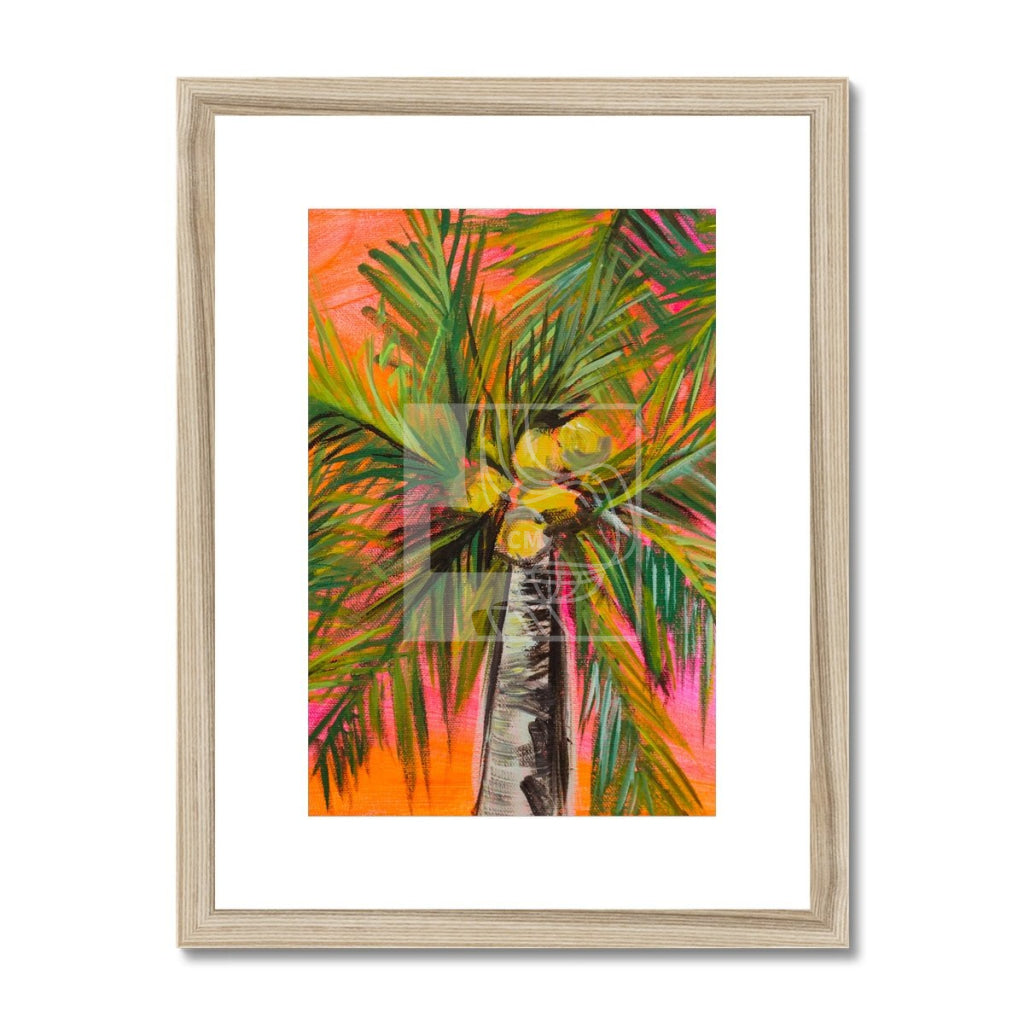 Palms Framed & Mounted Print - Chelsea Martin Art