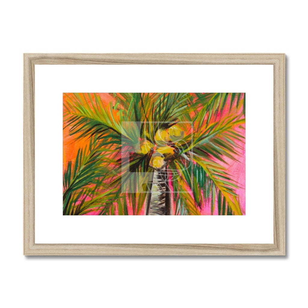 Palms Framed & Mounted Print - Chelsea Martin Art