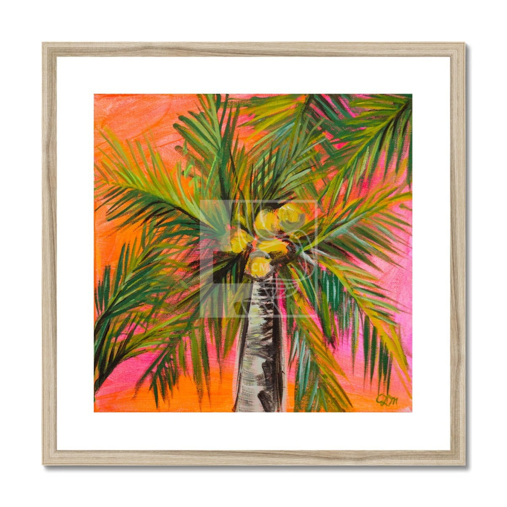 Palms Framed & Mounted Print - Chelsea Martin Art