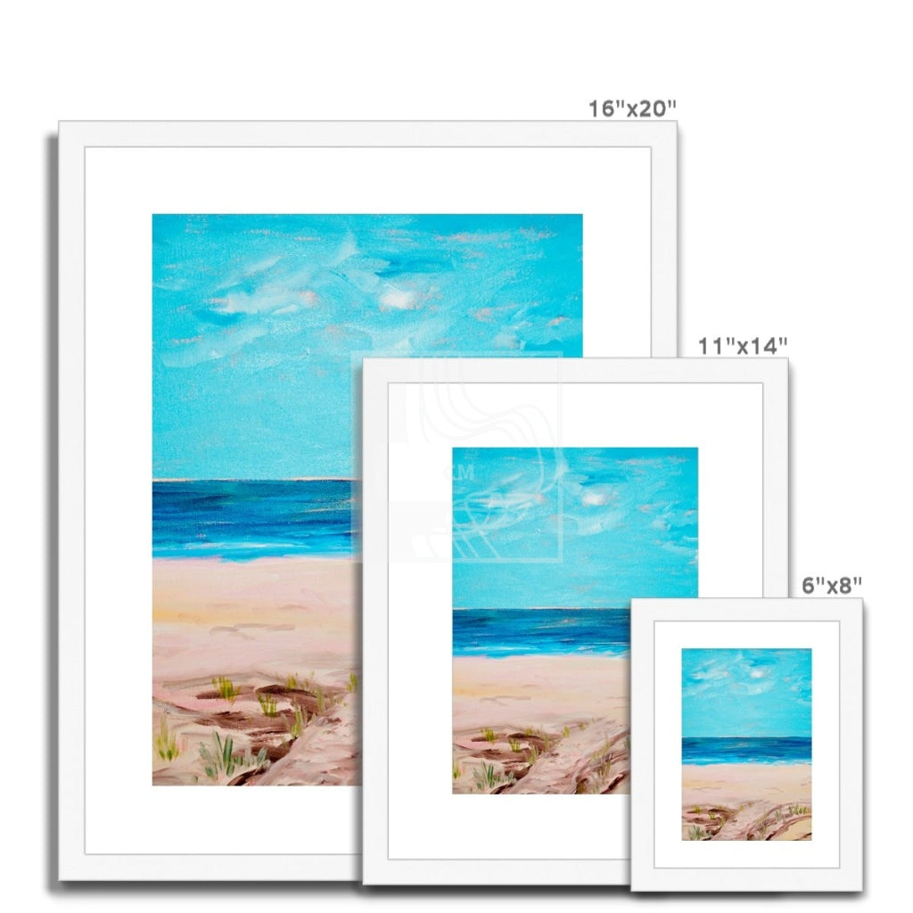 Beaches  Framed & Mounted Print - Chelsea Martin Art