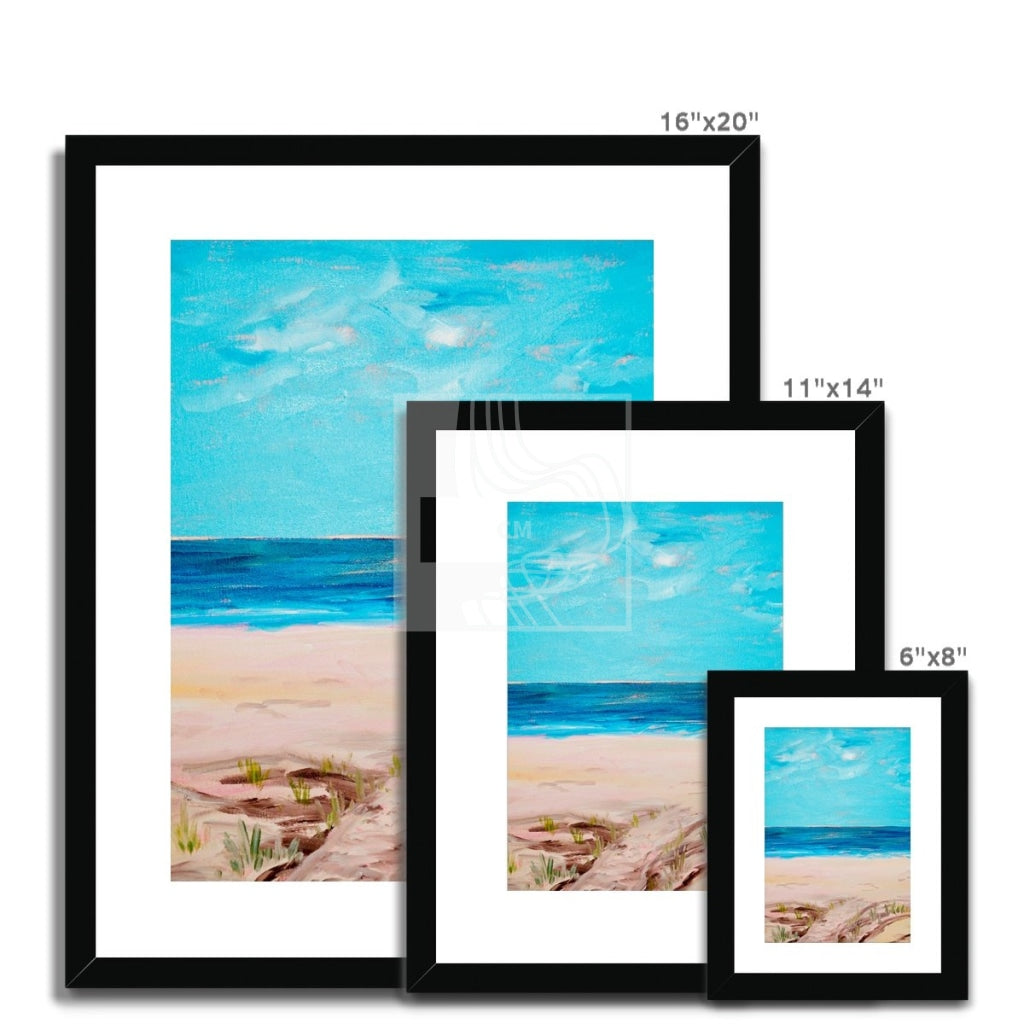 Beaches  Framed & Mounted Print - Chelsea Martin Art