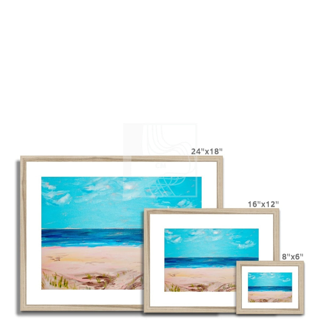 Beaches  Framed & Mounted Print - Chelsea Martin Art