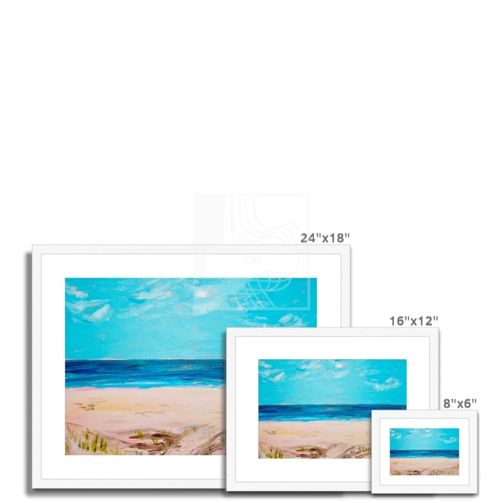 Beaches  Framed & Mounted Print - Chelsea Martin Art