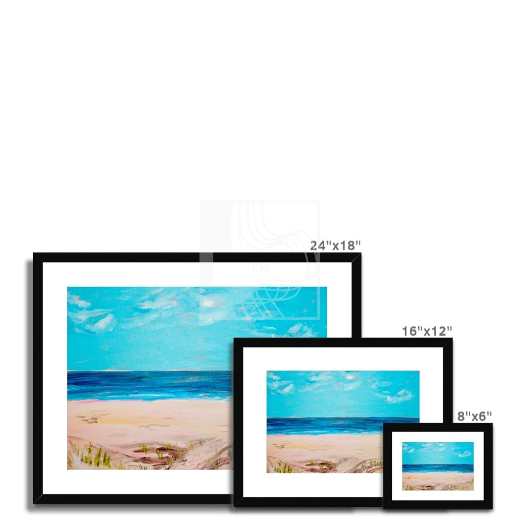 Beaches  Framed & Mounted Print - Chelsea Martin Art