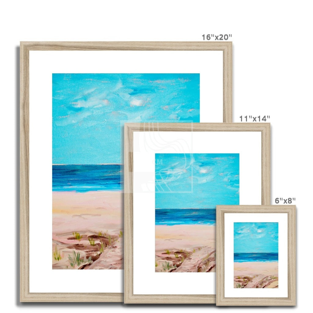 Beaches  Framed & Mounted Print - Chelsea Martin Art