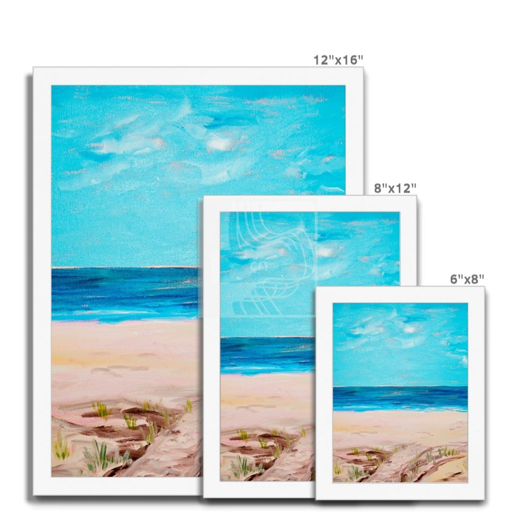 Beaches  Framed Print - Chelsea Martin Art