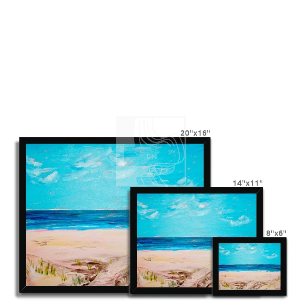 Beaches  Framed Print - Chelsea Martin Art