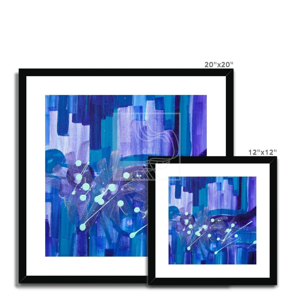 Blues Framed & Mounted Print Fine Art