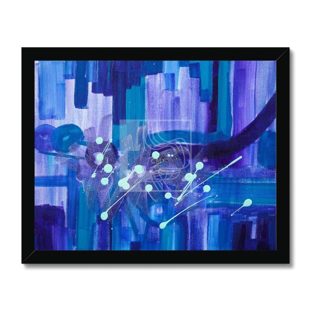 Blues Framed Print 14X11 / Black Frame Fine Art