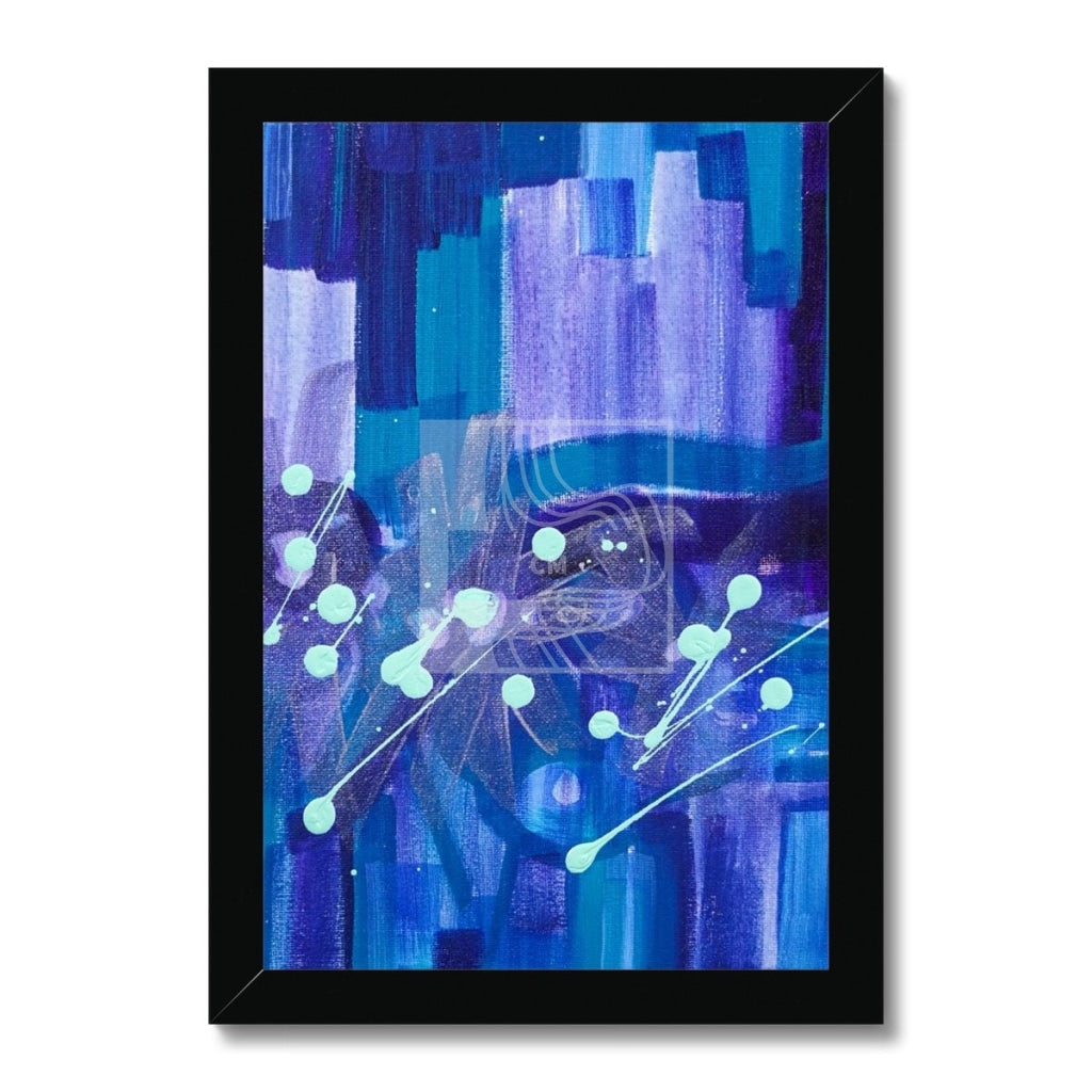 Blues Framed Print 8X12 / Black Frame Fine Art