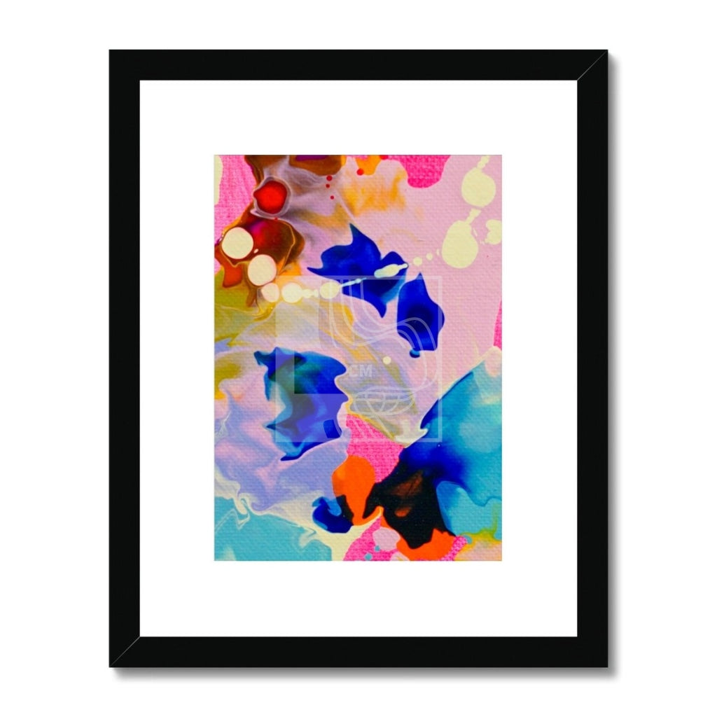 Bright Framed & Mounted Print 11X14 / Black Frame Fine Art