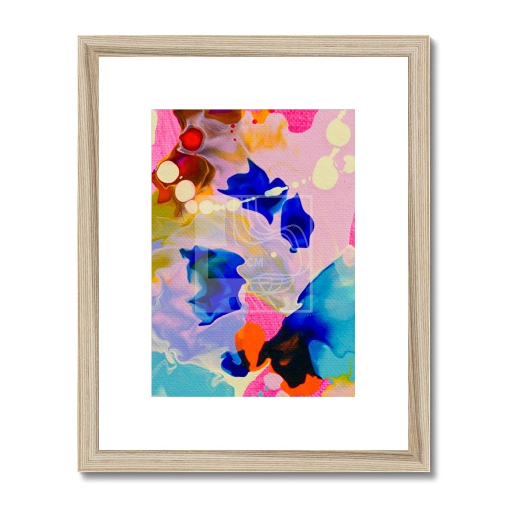 Bright Framed & Mounted Print 11X14 / Natural Frame Fine Art