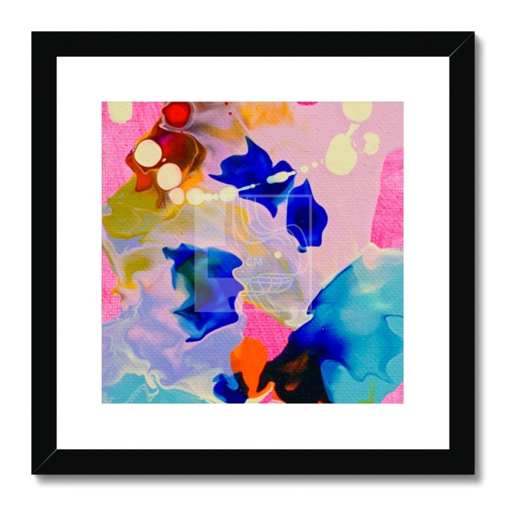 Bright Framed & Mounted Print 12X12 / Black Frame Fine Art