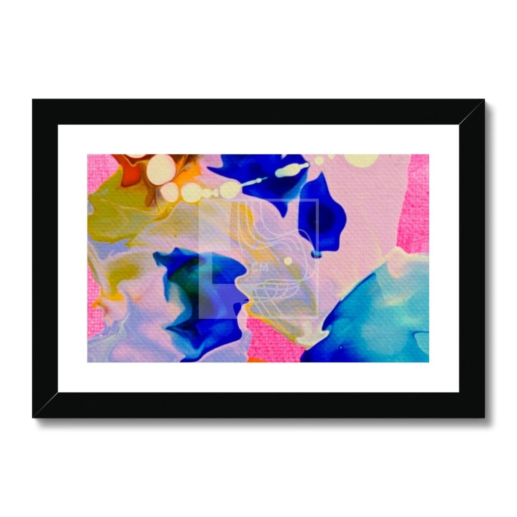 Bright Framed & Mounted Print 12X8 / Black Frame Fine Art