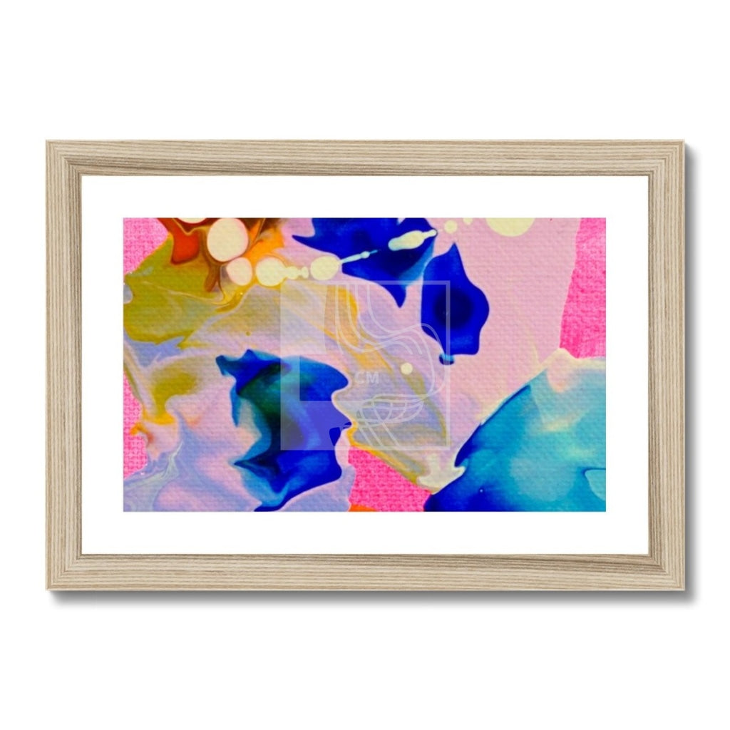 Bright Framed & Mounted Print 12X8 / Natural Frame Fine Art