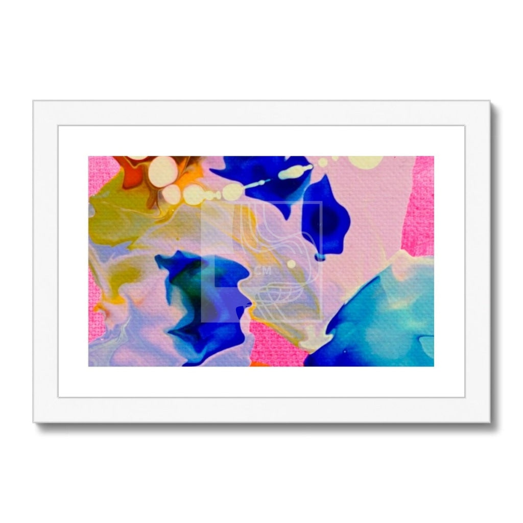 Bright Framed & Mounted Print 12X8 / White Frame Fine Art