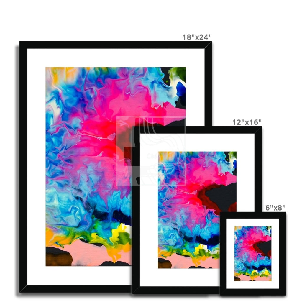 Burst Framed & Mounted Print Fine Art