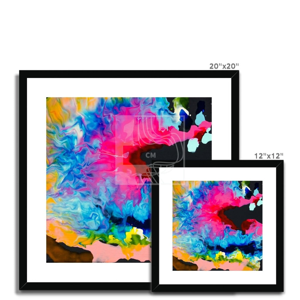 Burst Framed & Mounted Print Fine Art