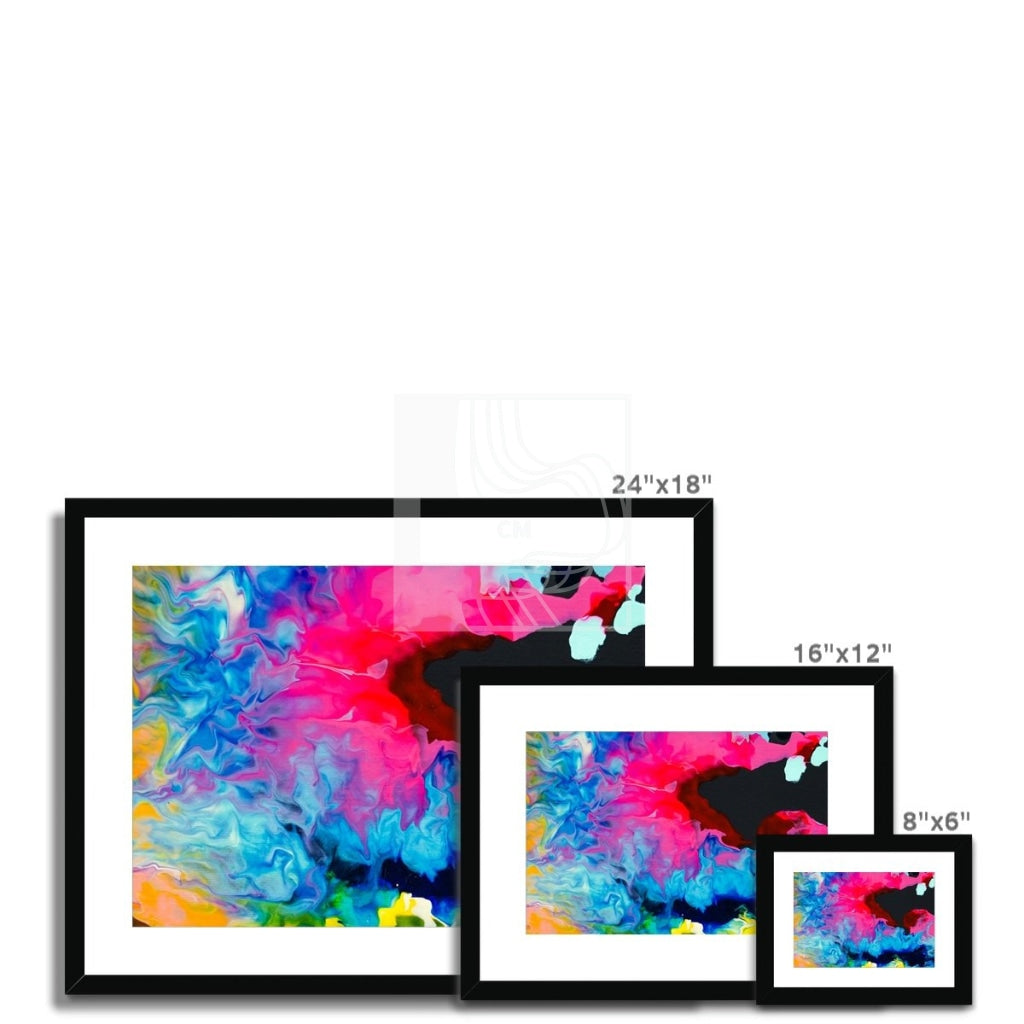 Burst Framed & Mounted Print Fine Art