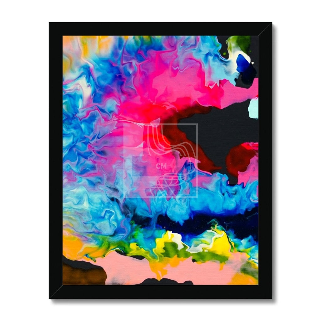 Burst Framed Print 11X14 / Black Frame Fine Art