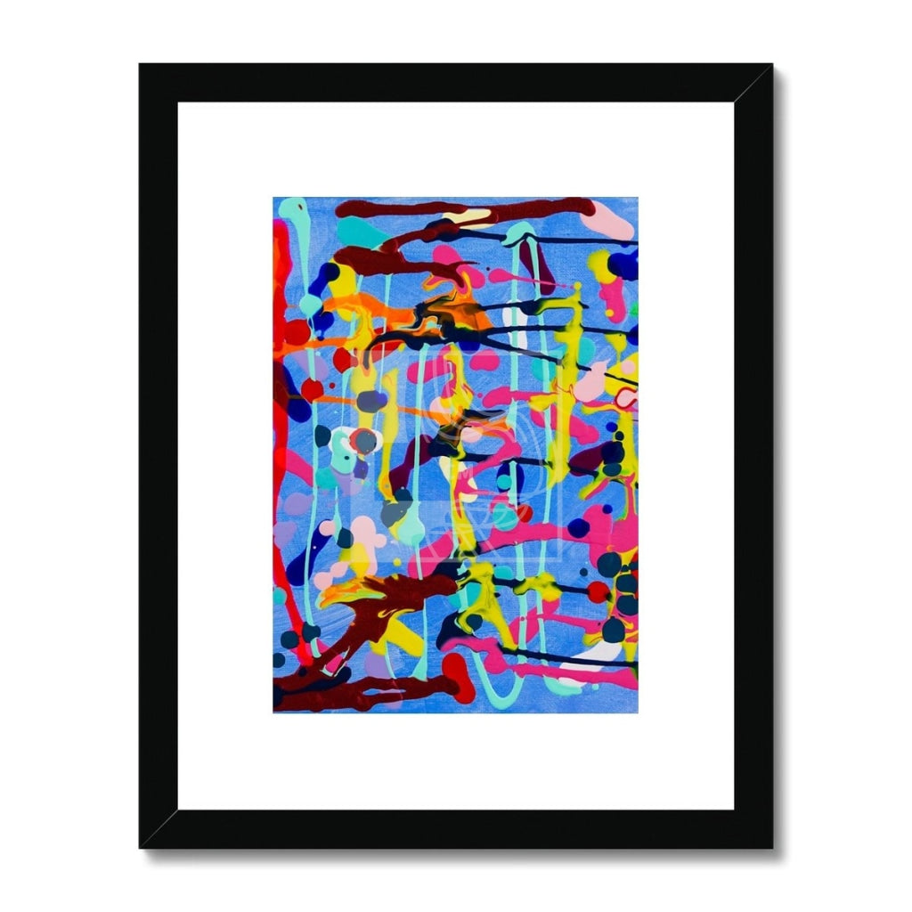 Chaos Framed & Mounted Print 11X14 / Black Frame Fine Art