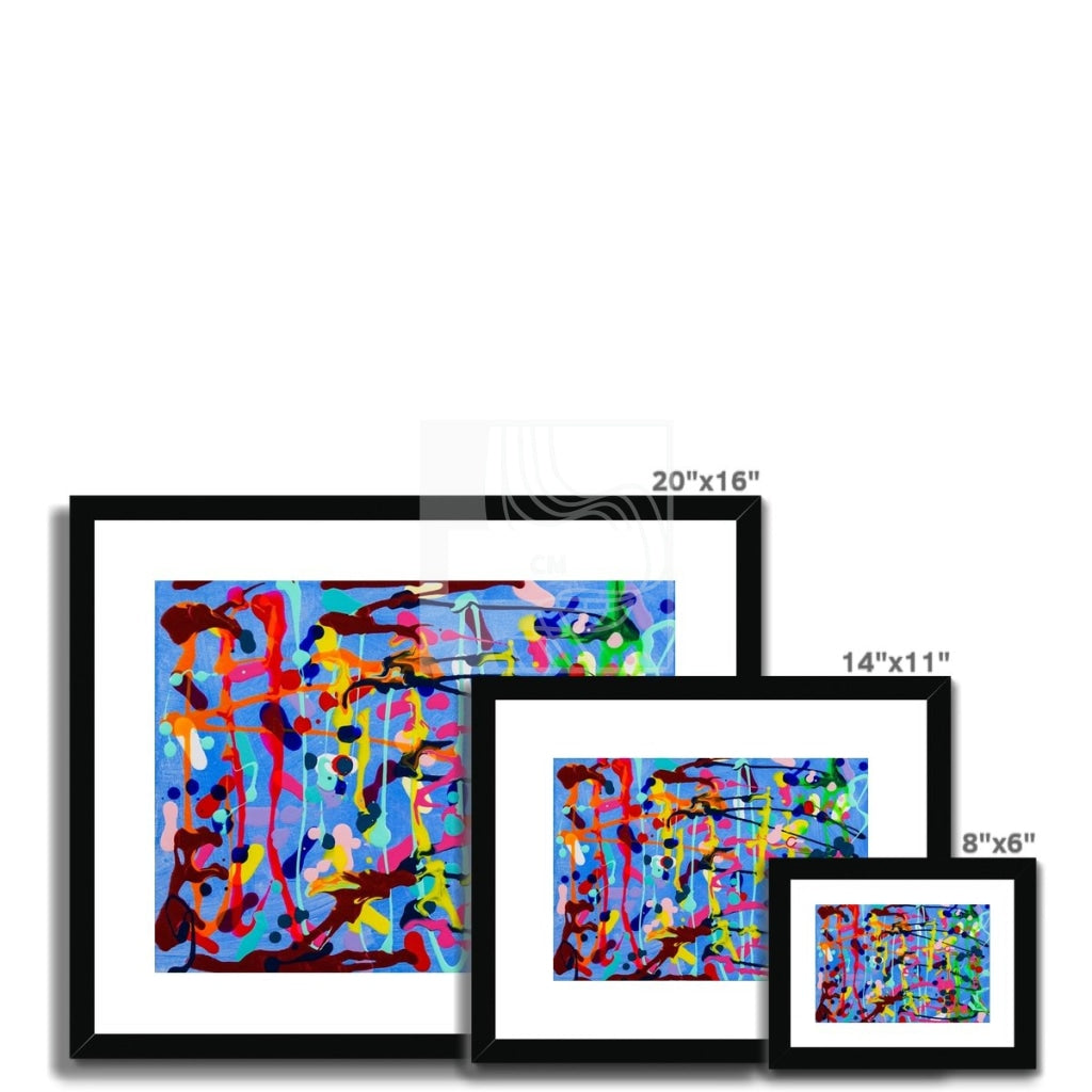 Chaos Framed & Mounted Print Fine Art