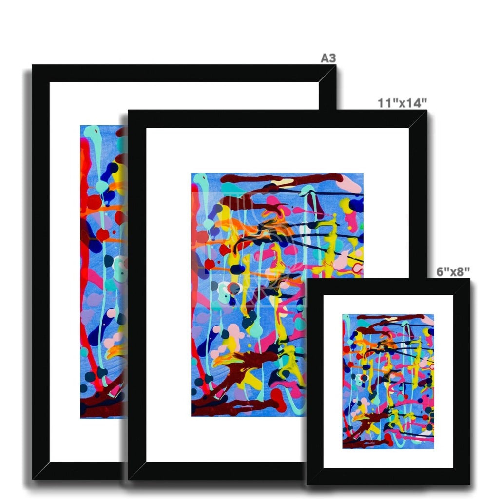 Chaos Framed & Mounted Print Fine Art