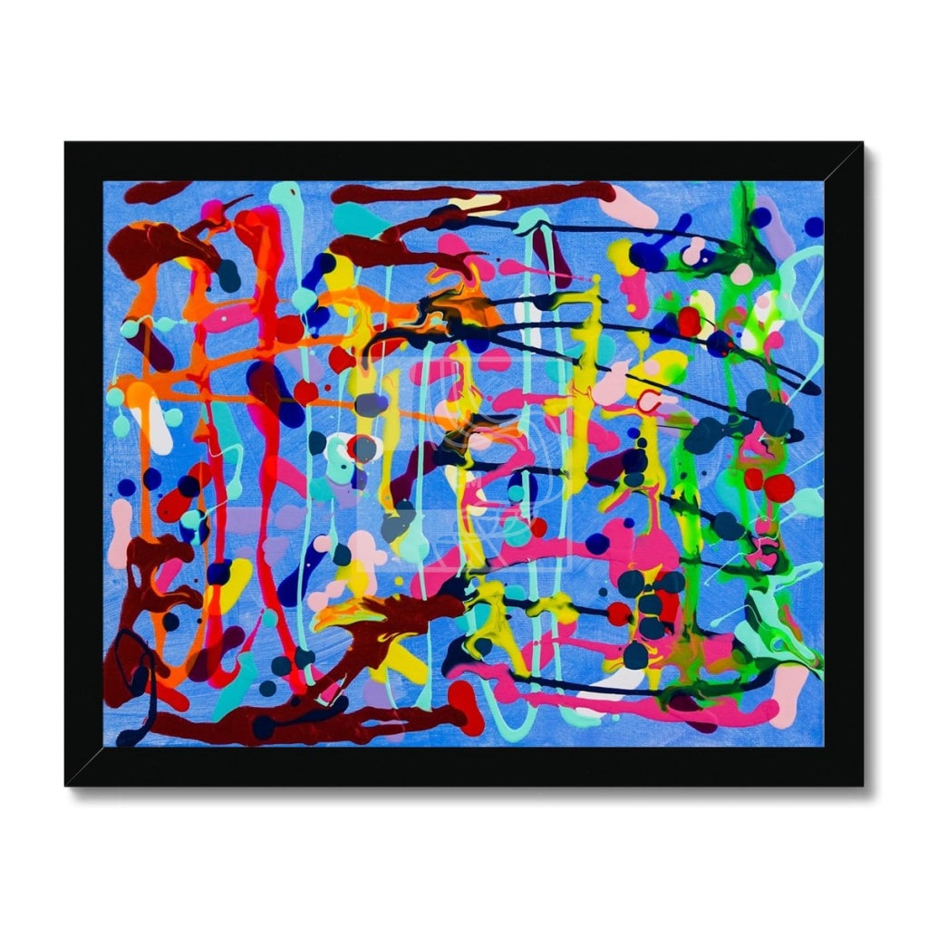 Chaos Framed Print 14X11 / Black Frame Fine Art