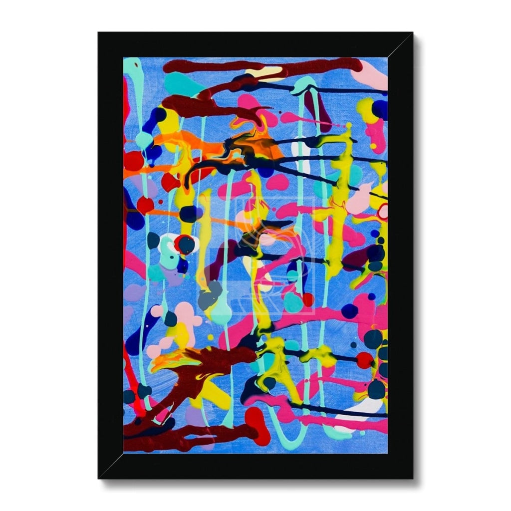 Chaos Framed Print 8X12 / Black Frame Fine Art