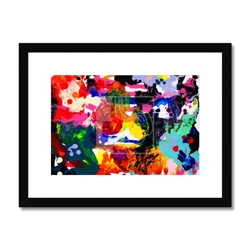 Chroma Framed & Mounted Print 16X12 / Black Frame Fine Art