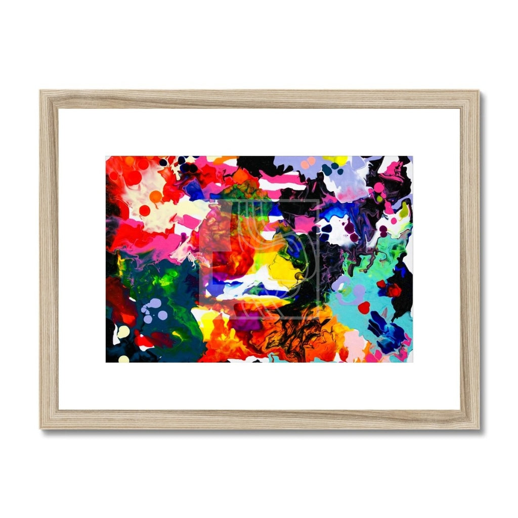 Chroma Framed & Mounted Print 16X12 / Natural Frame Fine Art