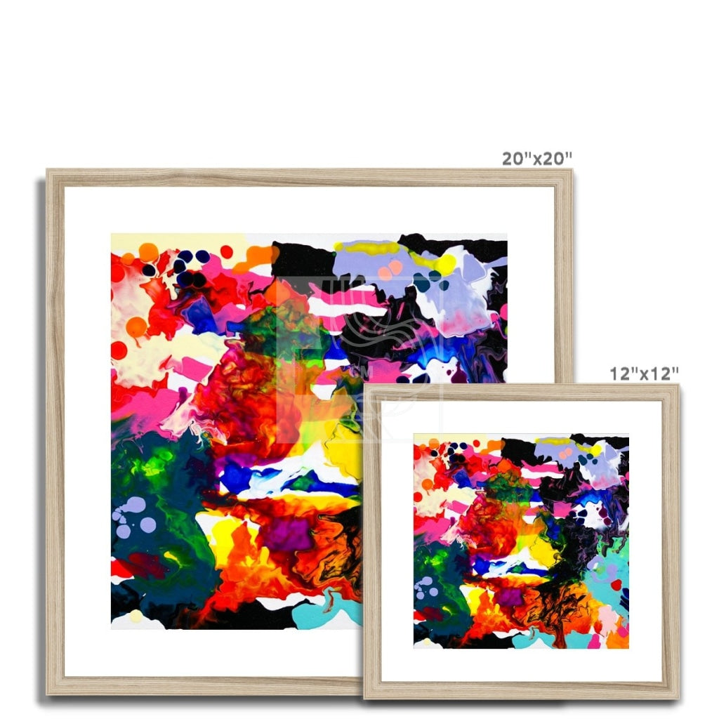 Chroma Framed & Mounted Print Fine Art