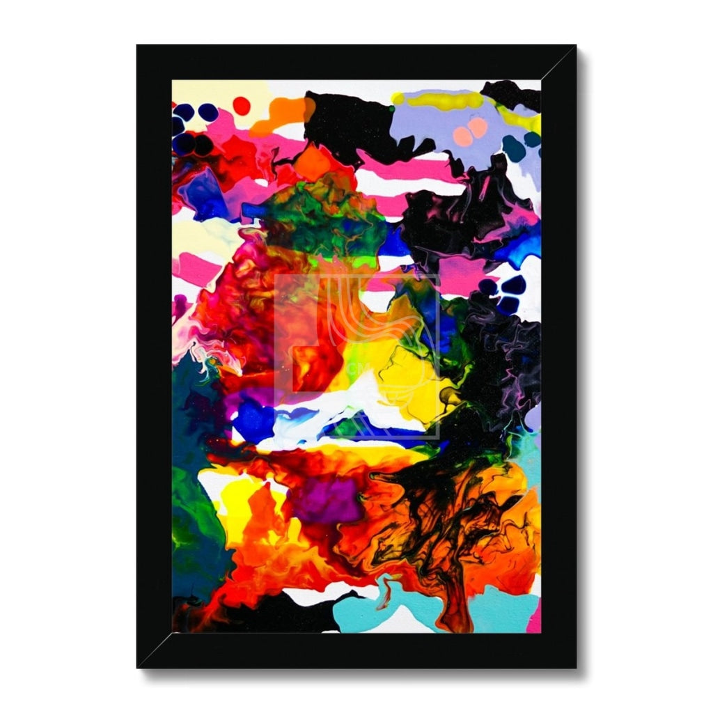 Chroma Framed Print 8X12 / Black Frame Fine Art