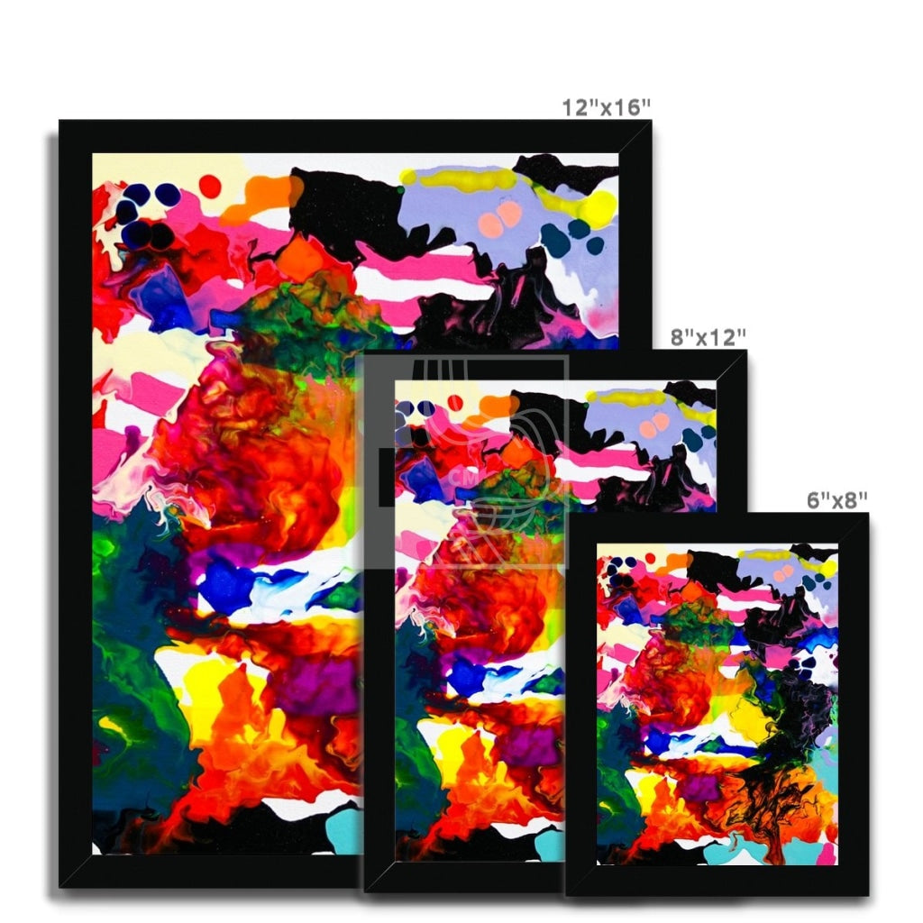 Chroma Framed Print Fine Art