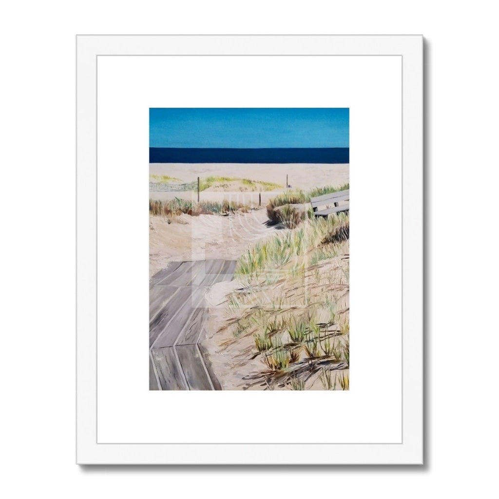 Dunes Framed & Mounted Print - Chelsea Martin Art