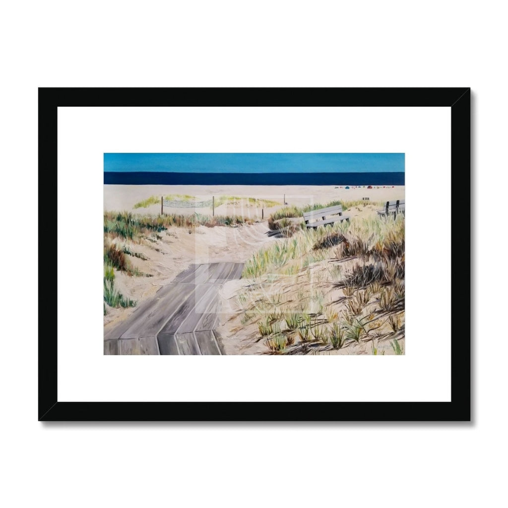 Dunes Framed & Mounted Print - Chelsea Martin Art