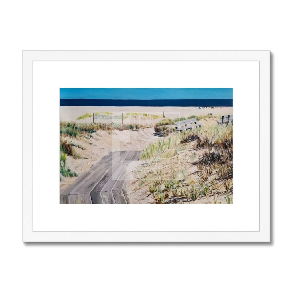 Dunes Framed & Mounted Print - Chelsea Martin Art