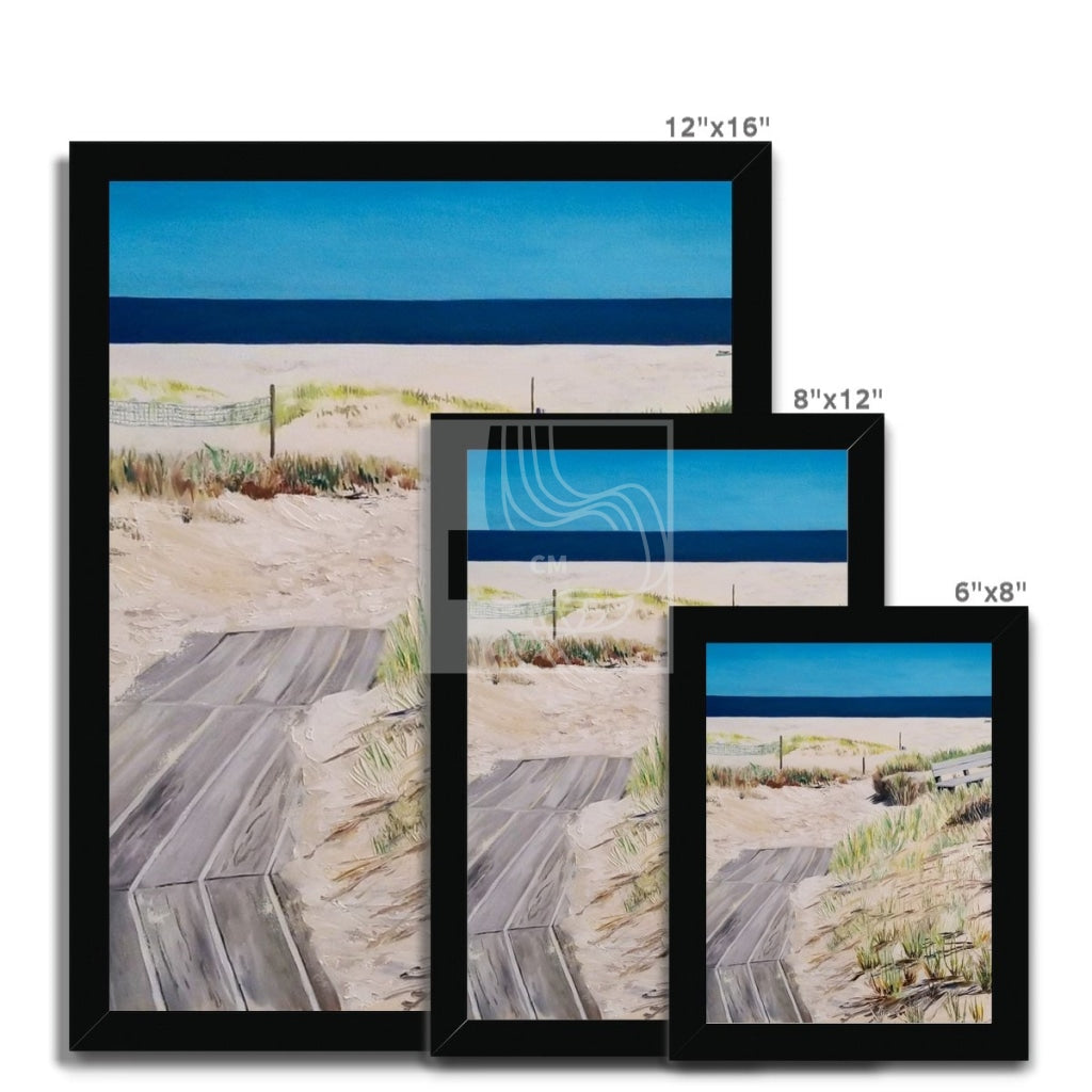 Dunes Framed Print - Chelsea Martin Art