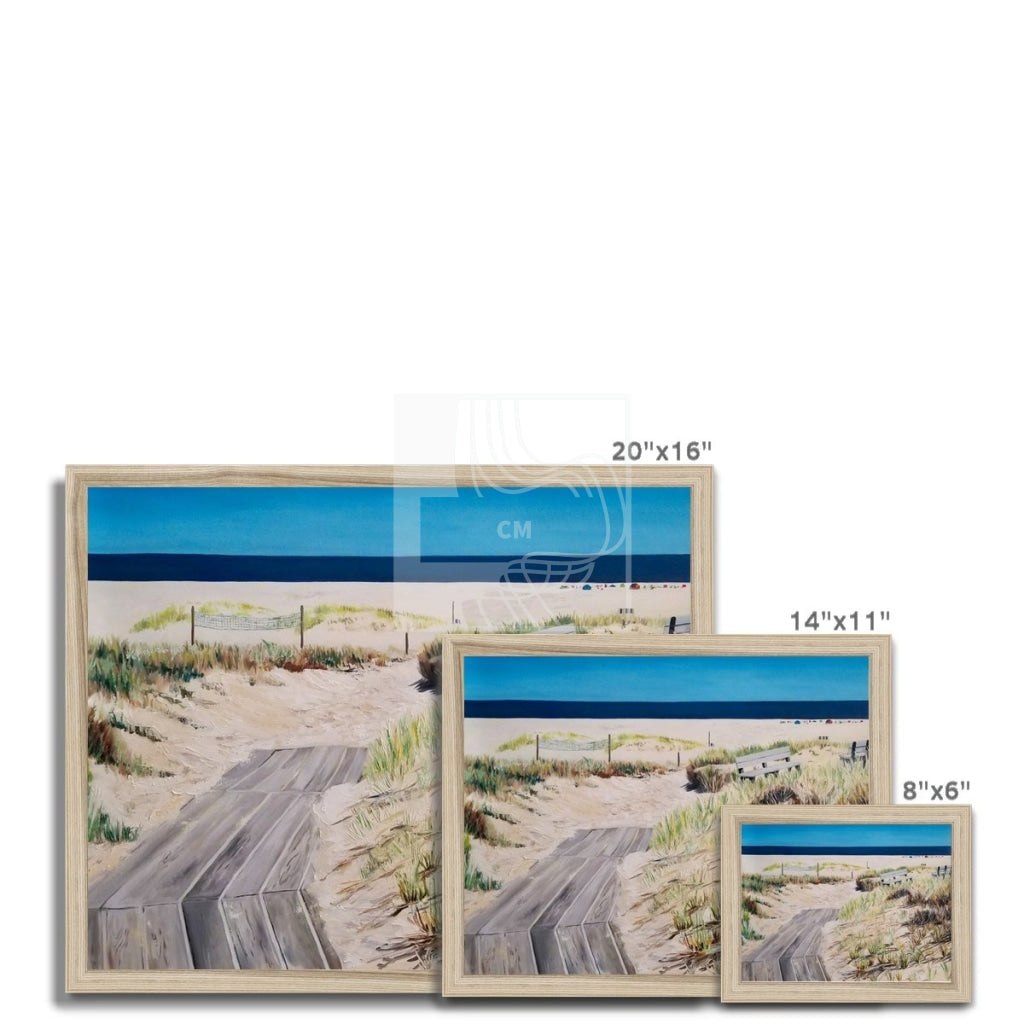 Dunes Framed Print - Chelsea Martin Art