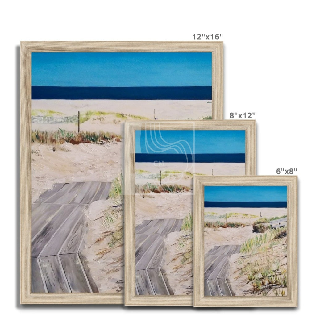 Dunes Framed Print - Chelsea Martin Art