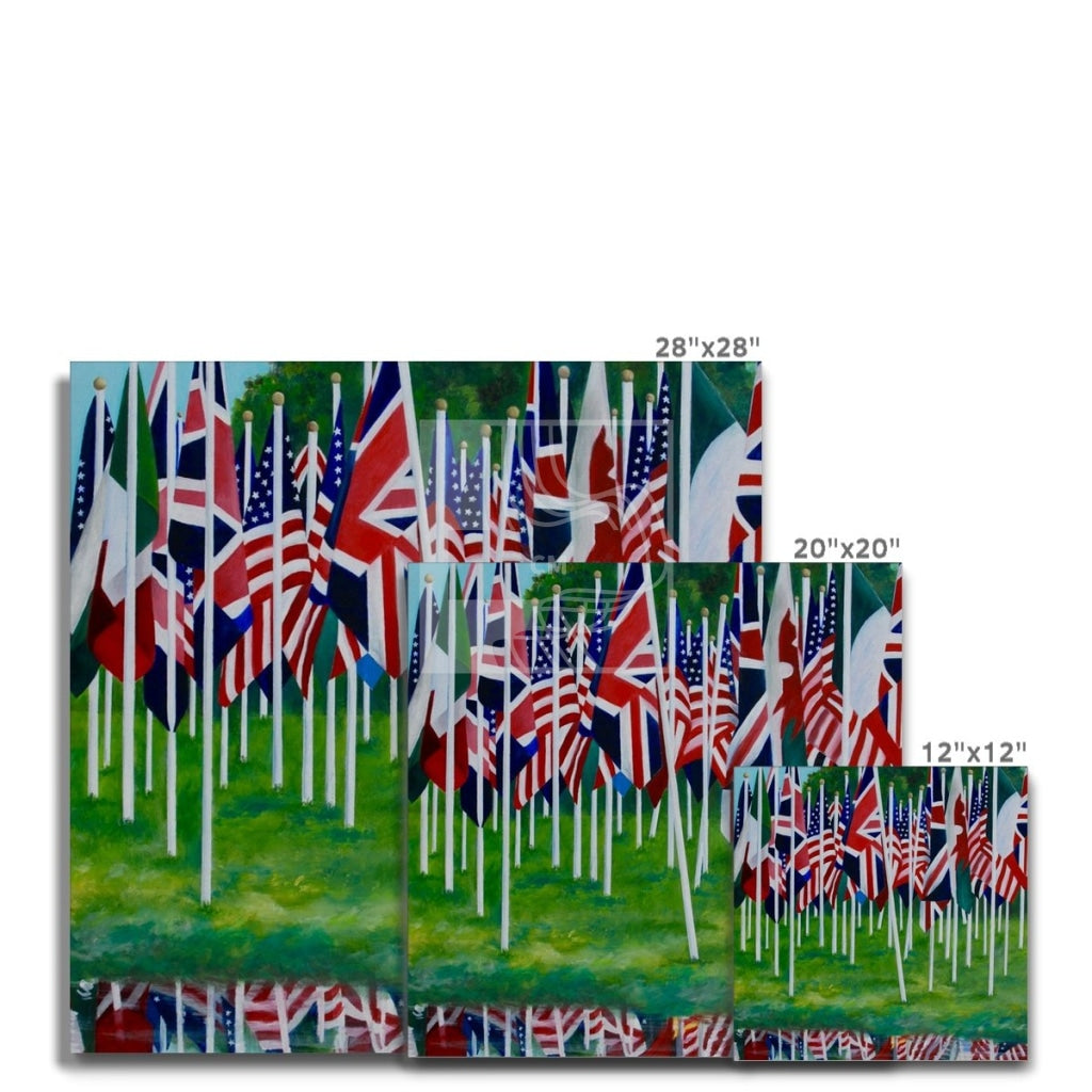 Flags Canvas - Chelsea Martin Art