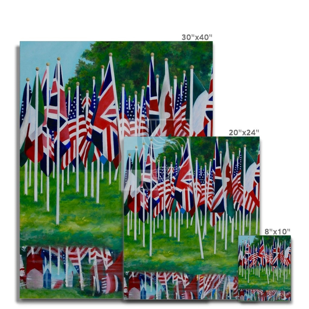 Flags Canvas - Chelsea Martin Art