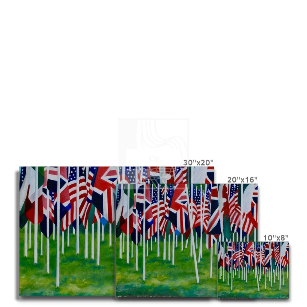 Flags Canvas - Chelsea Martin Art