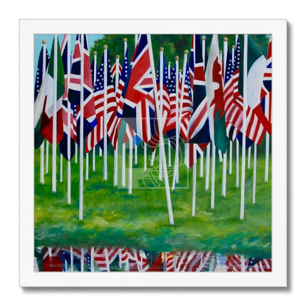 Flags Framed Print - Chelsea Martin Art