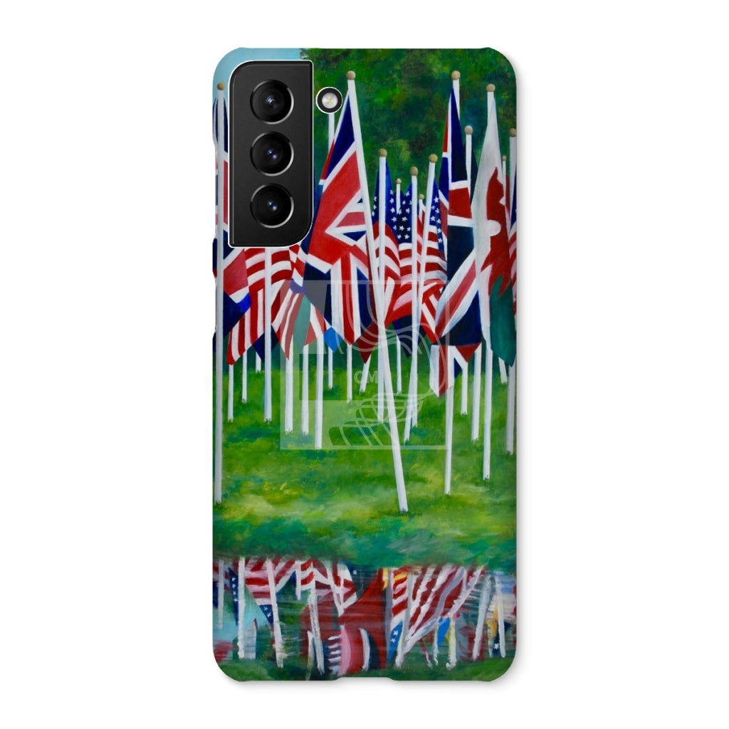 Flags Snap Phone Case Samsung Galaxy S21 / Gloss & Tablet Cases