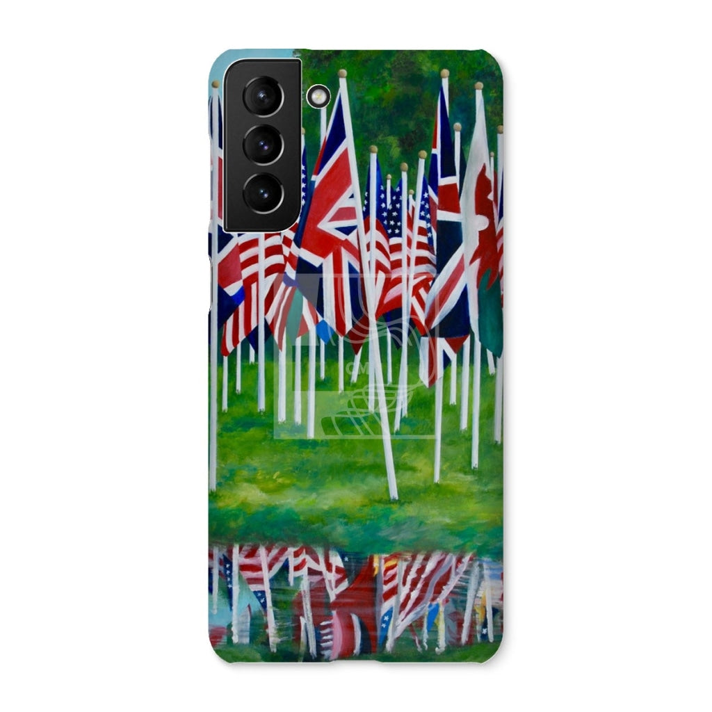 Flags Snap Phone Case Samsung Galaxy S21 Plus / Gloss & Tablet Cases