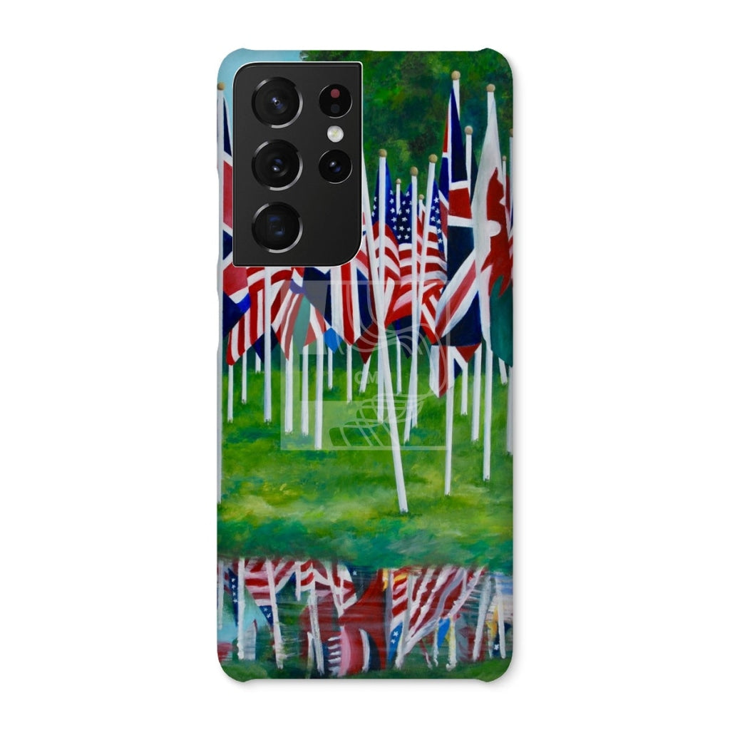 Flags Snap Phone Case Samsung Galaxy S21 Ultra / Gloss & Tablet Cases