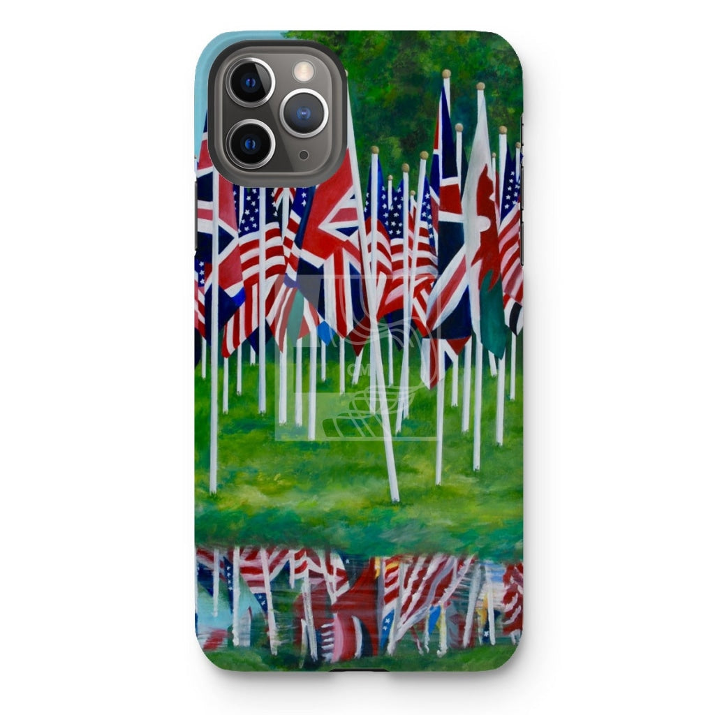 Flags Tough Phone Case Iphone 11 Pro Max / Gloss & Tablet Cases