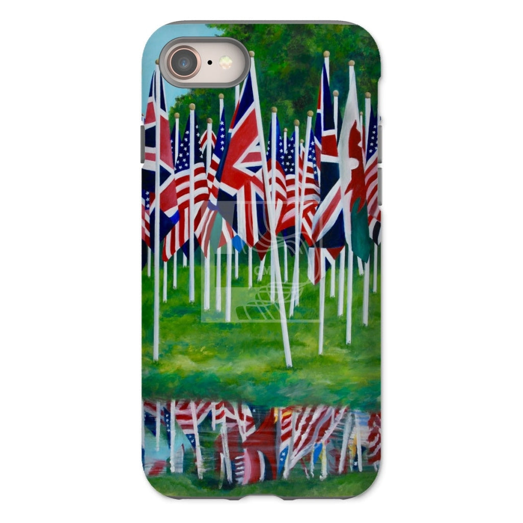 Flags Tough Phone Case Iphone 8 / Gloss & Tablet Cases