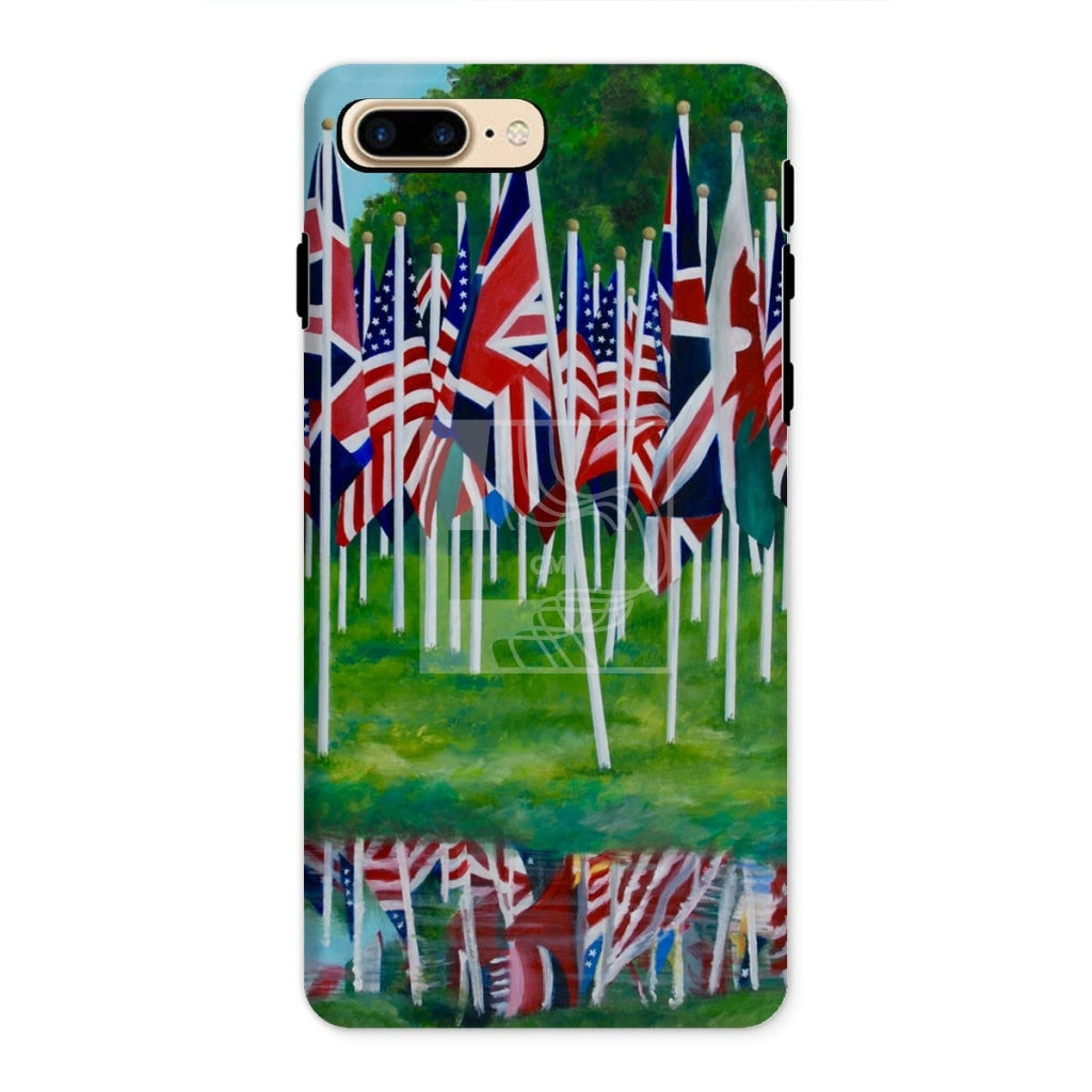 Flags Tough Phone Case Iphone 8 Plus / Gloss & Tablet Cases